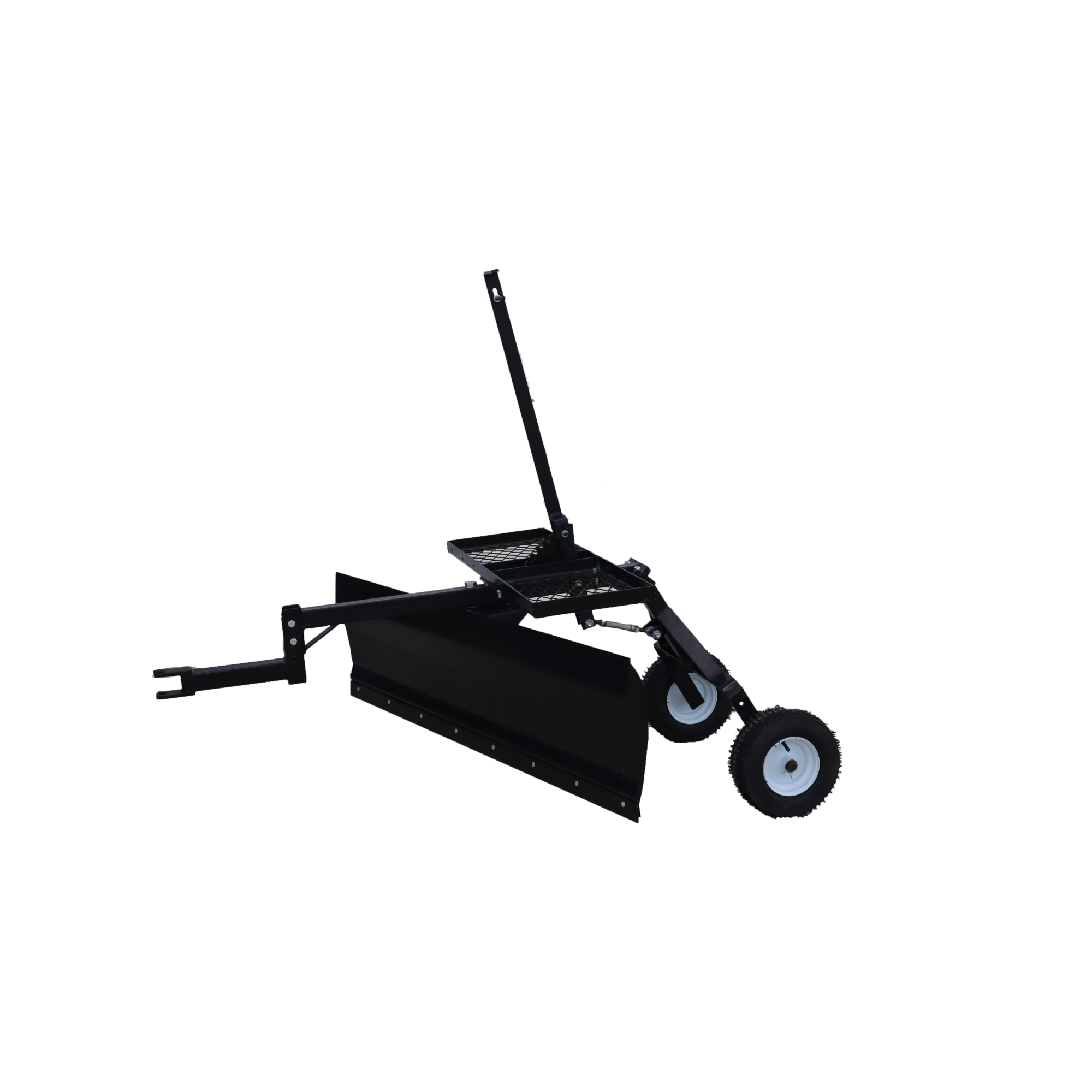 Field Tuff Grader Blade - 60in., Pin Hitch, Adjustable Height and Angle, Pneumatic Wheels, Model# ATV-05ATVGB